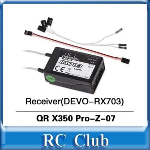 Walkera QR X350 PRO Reciver RX703 QR X350 PRO-Z-07 For Devo TX Transmitter Free Shipping