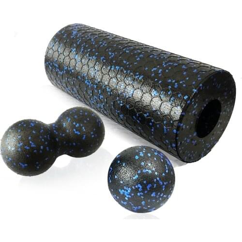 Fitness Yoga Roller Yoga Column EPP Foam Roller Peanut Massage Ball Set Exercise Body Muscle Relaxation High Density Relief Pain