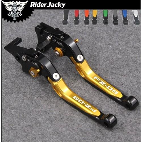 RiderJacky Folding Extendable Motorcycle Brakes Clutch Levers For Yamaha FZ09 FZ 09 FZ-09/MT-09/SR 2014-2018 2015 2016 2017