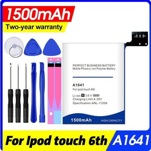 1500mAh A1641 Replacement Li-Polymer Battery For Ipod touch 6th Generation 6 6g Batterie Bateria Batterij