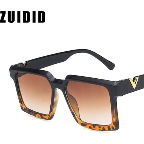 2020 Women Sunglasses Sexy Fashion Square Big Frame Sun Glasses Female Trend V-shaped Decorative Eyewear UV400 Shade Oculos