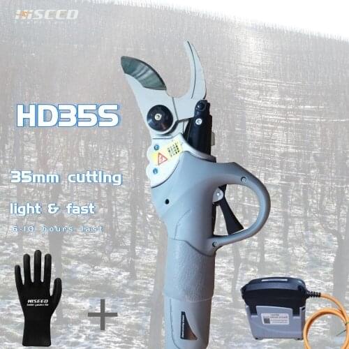 Light garden farming pruning shears scissor Cutting diameter 35MM electric garden tools ,bonsai tools