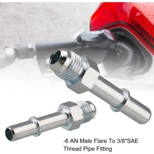 AN6 Fuel Fitting EFI Quick Connect 3/8inch Push-On Fuel Hose Adapter Fitting for Cars