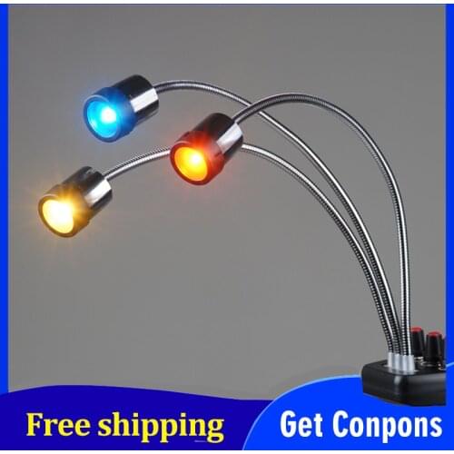 Falcon Eyes Triple 3 LED Magic Background Light for Macro Shooting/Jewelry Photography/Products Fotografia/Youtube DV-3B