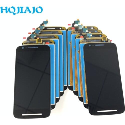 10 PCS LCD For Motorola Moto E3 LCD Display XT1700 XT1706 Screen Digitizer Assembly Replacement For Motorola E3