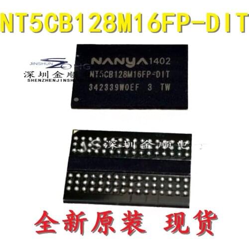 100% New&original In Stock NT5CB128M16FP-DIT DDR3 BGA