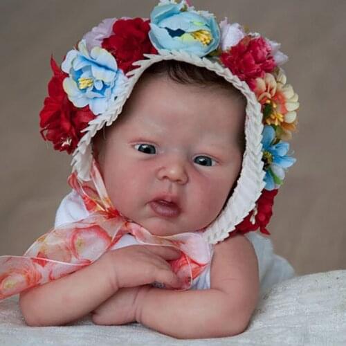 18inch Reborn Doll Kit Sweet Mindy Diy Unfinished Doll Parts Blank Reborn Baby Doll Diy Toys Drop Shipping
