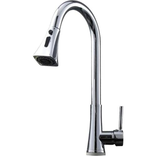 Chrome Color Brass Material Hot & Cold Water Of Touch Faucet