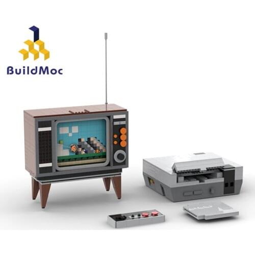 Creator Game Console Action Figure Entertainment System Classic Game Machine Figures Building Blocks Educational Kids Toys Gift