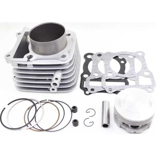 Motorcycle Cylinder Kit 65.5mm Big Bore 165c'c for Suzuki GN125 GS125 EN125 EN125HU Modified Engine K157FMI