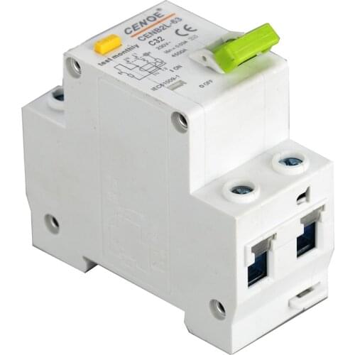 Fashionable outline mini earth leakage Circuit breaker residual current circuit beaker DPNL1P+N 230V 16A 20A 25A 32A 50HZ/60HZ