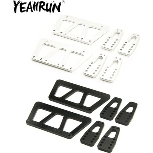 YEAHRUN Metal Alloy Chassis Lift Plate Set Kit for Axial SCX10 1/10 RC Crawler Model Car Upgrade Parts