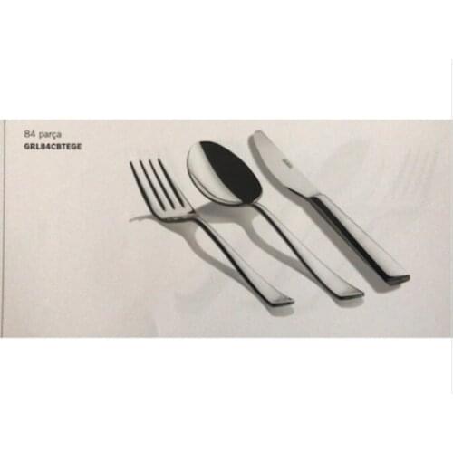 Güral Porselen Ege 84 Pieces Cutlery Set