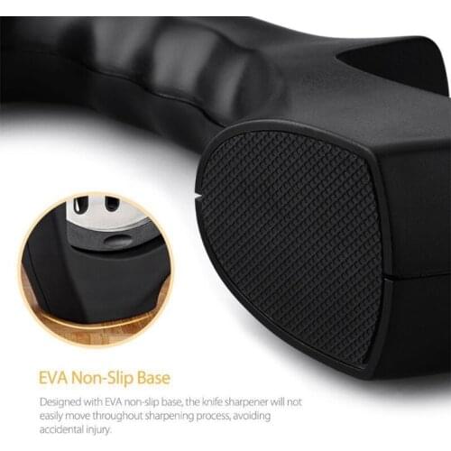 NHM Kitchen knife sharpener multi-function household grinding tool steel diamond grindstone outdoor ceramics Color random 1pcs