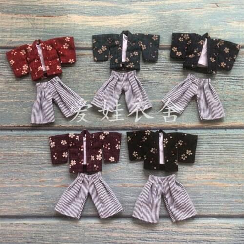 HOUZIWA 1/12 Bjd Clothes For Dolls OB11 Doll Clothes Doll Kimono