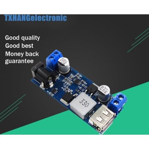 Replace LM2596S DC-DC 24V/12V To 5V 5A Step Down Power Supply Buck Converter Adjustable USB Step-down