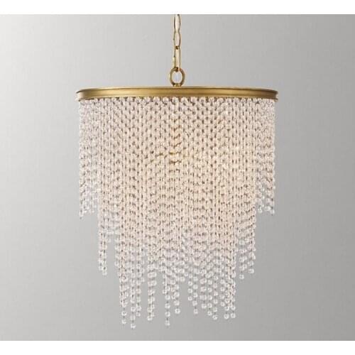 Postmodern crystal chandelier designer living room hotel restaurant luxury villa simple crystal chandelier