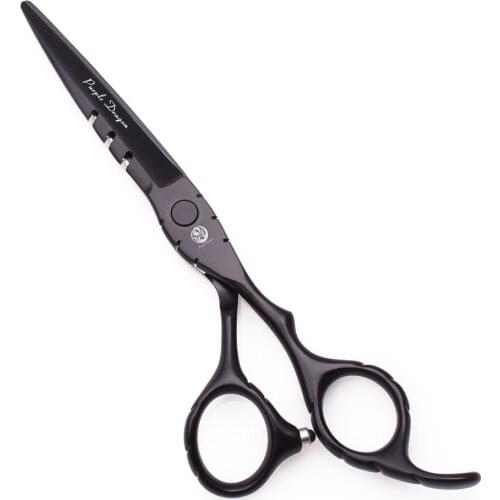 Professional Hair Cutting Scissors Set 5.5" 6.0" Purple Dragon Japan Steel Salon Barber Haircut Thinning Scissors Dropshipping