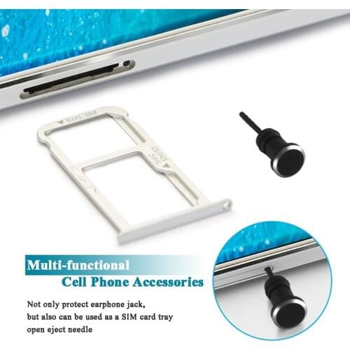 Earphone Dust Plug 3.5mm AUX Jack Interface Anti Mobile Phone Card Retrieve Card Pin for Apple Iphone 11 9 x 5 6 Plus PC Laptop