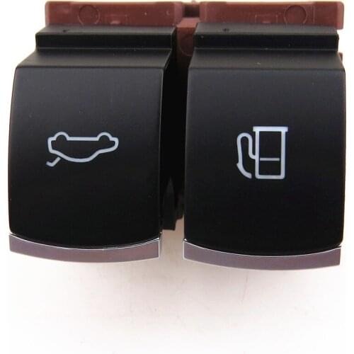 READXT Car Chrome Fuel Tank Rear Trunk Switch Button Parts For VW Passat B6 CC jetta 6 MK6 EOS Tiguan 35D 959 903 35D959903