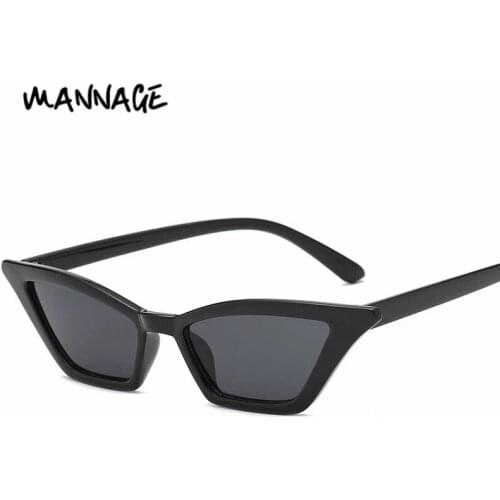 Vintage Cat Eye Sunglasses Fashion Women Sun Glasses Female Lady Small Frame Eyeglasses