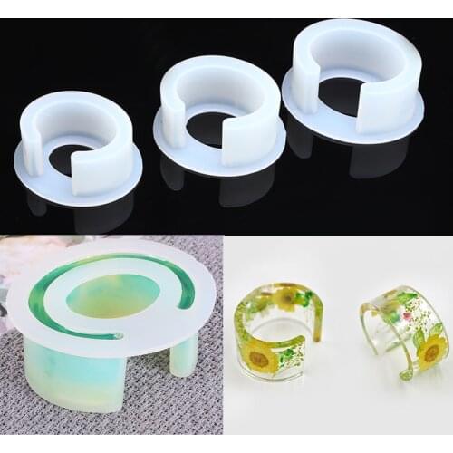Dry Flower Epoxy Resin Mold Egg Shaped Bracelet Silicone Mould Open Design Bangle Mould DIY Jewelry Making Tools