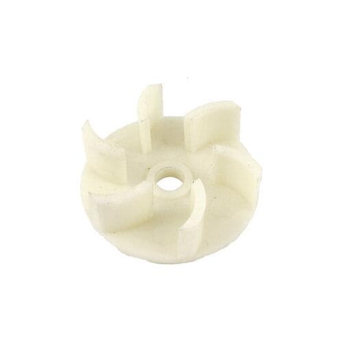 Fuel Pump 60mm Dia 6 Blades Plastic Impeller Off White