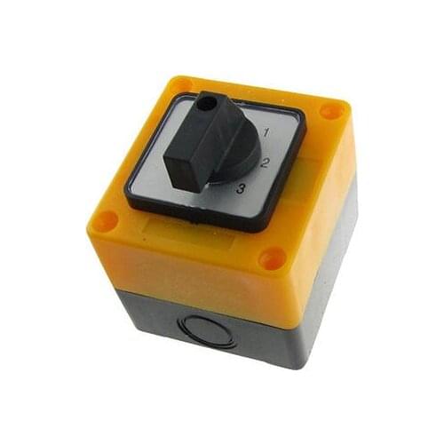 Ui 660V Ith 20A Rotary Selector 4 Positions Enclosed Universal Changeover Switch