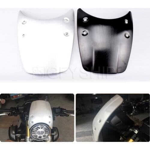 Motorcycle Aluminum Windshield Headlight Windscreen Accessories For BMW R NINE T 2014 to 2017 R NINET Wind Deflectors R9T 17