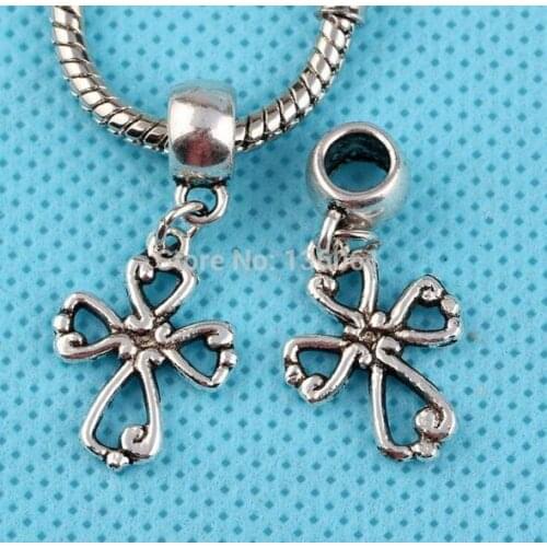 Vintage Silvers Shield Cross Pendant Peace Alphabet Star Abacus Bicycle Bells Boots Crutche Charms Jewelry Bracelet