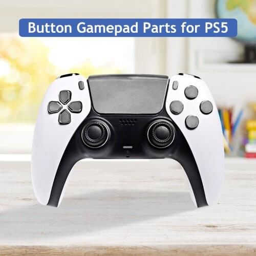 DIY Gamepad Parts For PS5 Game Controller Replacement Front Decorative Strip Touch Pad Cover D-Pad Buttons For PlayStation 5