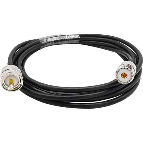 RF Coaxial Coax Wire LMR195 UHF PL259 Male Jack to UHF SO239 Female Plug Connector LMR195 Antenna Extension Cable 1M 2M 3M 5M 8M