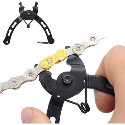 1pcs Bicycle Bike Chain Quick Link Open Close Master Link Tool Pliers Bike Chain Magic Button Clamp Removal Tools 9.2CM
