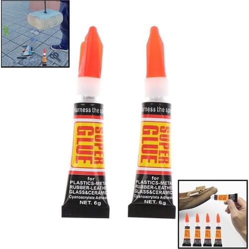 10pcs Liquid Super Glue 502 Instant Strong Bond Leather Wood Rubber Metal Glass Cyanoacrylate Adhesive Stationery Store Nail Gel