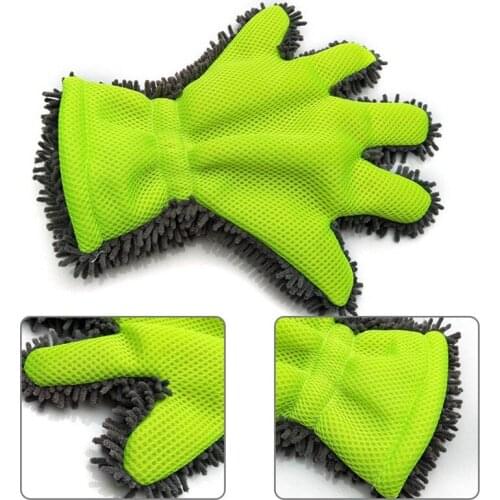 Auto Care Detailing Home Cleaning Car Washing Gloves Microfiber Car Cleaning Window Wash Tool Car-styling