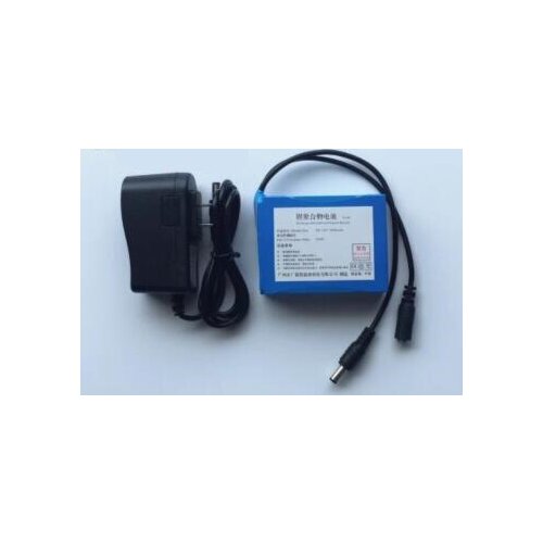 Free ship 12V 3500mAh polymer lithium battery with 1A charger li-ion rechargeable battery GPS LED lamp DVD monitoring battery