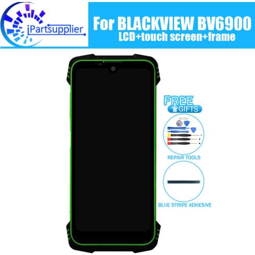 Blackview BV6900 LCD Display+Touch Screen Digitizer+Frame Assembly 100% Original New LCD+Touch Digitizer for Blackview BV6900