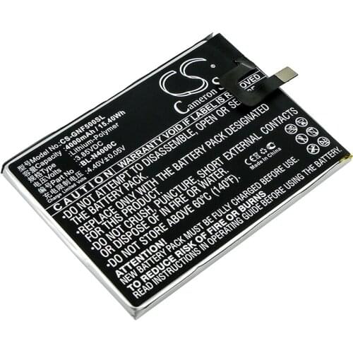 CS 4000mAh / 15.40Wh battery for GIONEE F5, F5 TD-LTE Dual SIM, F5L, F5L TD-LTE Dual SIM BL-N4000C
