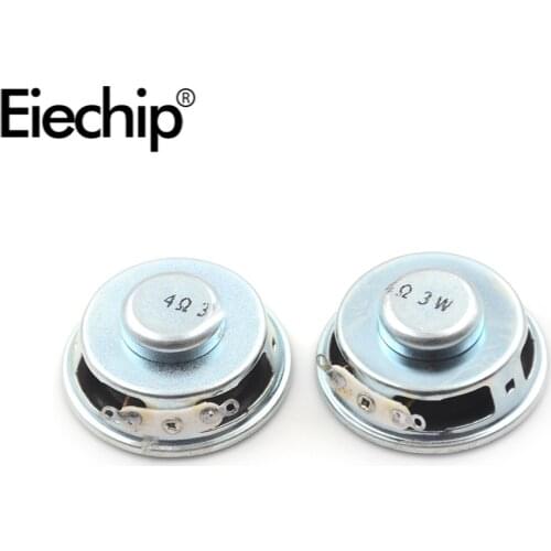 Mini Speaker Horn 3W 4R Diameter 4CM Mini Amplifier Rubber Gasket Loudspeaker Trumpet 40mm Speakers For Arduino Diy Electronic