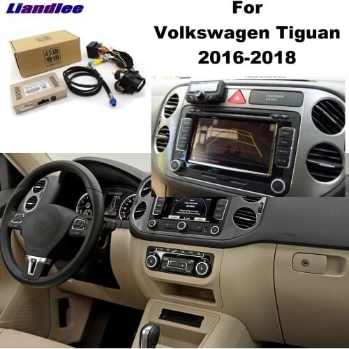 Liandlee Parking Camera Interface Reverse Back Up Park Camera Kits For Volkswagen VM Tiguan 2016~2018 Original Display Upgraded