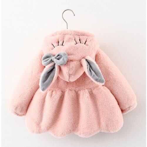 Winter newborn baby girls clothes warm velvet Faux Fur jacket outerwear for infant baby girl clothing birthday outfit coats +bag