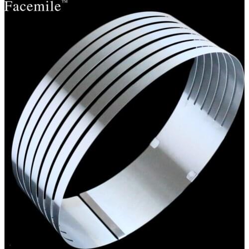 Stainless Steel Metal Circle Adjustable Mousse Gift Layer Cut Tools Gift Slicer Device Mold Bakeware Cooking Gift Tools 01113