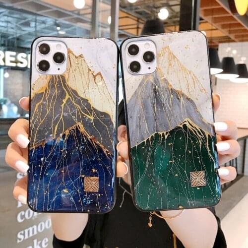 Sumkeymi Abstract Painting Soft TPU Silicone Frame Phone Holder Case For iphone 11 12 7 8 Plus mini Pro X XS Max XS XR