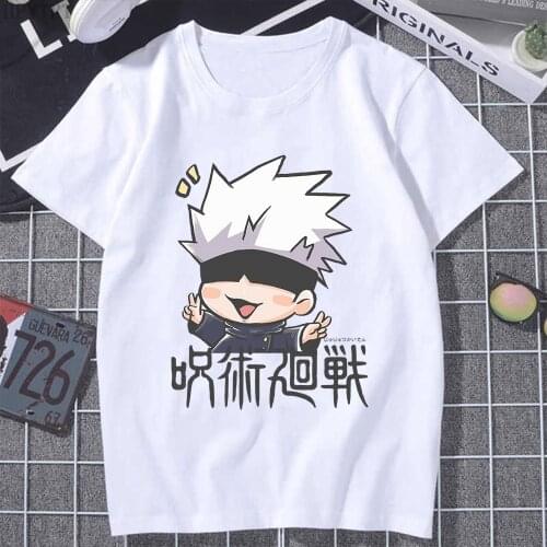 Jujutsu Kaisen New Casual Clothes Men T-shirt Harajuku Short Sleeve O-neck Unisex T Shirt Fashion Anime Tshirt Manga Streetwear