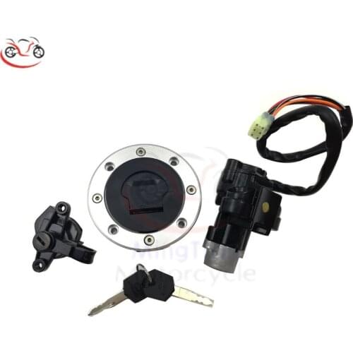 Ignition Switch Oil Fuel Gas Tank Cover Seat Lock Key Set for SUZUKI BANDIT GSF600 GSF 600 1995-2004 GSF1200 GSF 1200 1997-2005