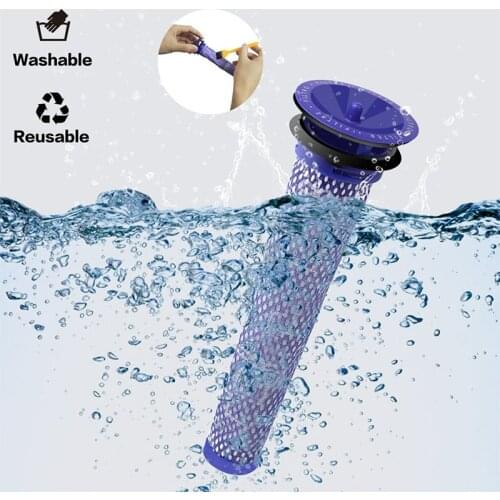 2Pcs Washable Pre-Filter for Dyson DC58 DC59 DC61 DC62 DS62 V6 V6+ V7 V8 Vacuum Cleaner Replacement Filters for Spare Part