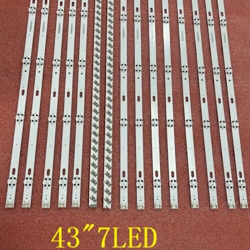 New 15 PCS/lot LED backlight strip for LG 43UJ65_UHD_A/B LC43490060A 43UJ61_FHD LC43490058A LC43490059A LC43490074A LC43490086A