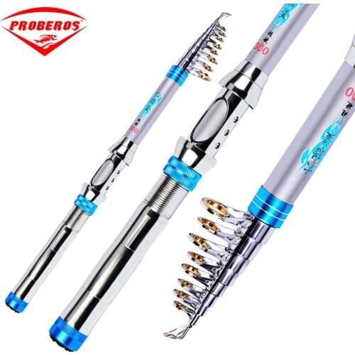 Telescopic Carbon Fishing Rod Portable Collapsible Travel Sea Pole Winter Fishing Short Rod Long Throw Cast Boat Rod