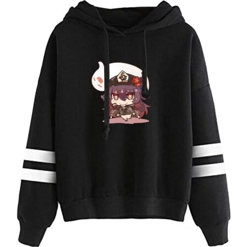 Game Genshin Impact Hoodies Hu Tao hoodie Sweatshirts Men Fashion Solid Woman Cool fleece Hip Hop Hoody Male Brand Casual Tops