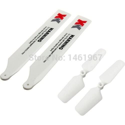 XK K110 Blash 6CH RC Helicopter Parts Main Blade + Tail Blade